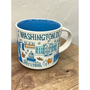Starbucks Washington D.C. Coffee Tea Mug Been There Collector Series 14 Oz
